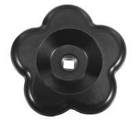 ERINGOGO Poignée de Vanne Design Papillon Élégant Tige Carrée en Bakélite Noire Poignée Confortable pour Réparation de Valve et Applications Industrielles