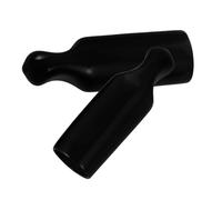 ERINGOGO Protège-robinets Anti-goutte et Anti-débordement à en Plastique Noir Accessoires pour Robinet de à Lot de 2 Protection Réutilisable pour Robinet