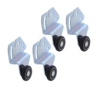 ERINGOGO Roulette pour porte de placard coulissante, 2 sets, galets en nylon, compatibilité universelle, pour cabinet et armoire, usage en intérieur moderne