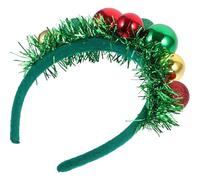 ERINGOGO Serre-tête Noël Créatif avec Boule Colorée et Ruban Lumineux Décoration Festive pour Adultes et Accessoire de Fête Confortable