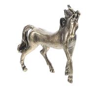 ERINGOGO Statue de Cheval en cuivre Statue Feng Shui en Laiton Mini Cheval décoration intérieure pour Living Room