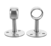 ERINGOGO Support de Tringle à Rideau Montage Plafond ou Mural 2PCS en Acier Inoxydable Usage Polyvalent pour Cintres et Penderie Intérieure