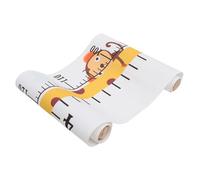 ERINGOGO Toise Murale pour Garçon Fille Décorative Règle de Hauteur Amovible avec Motif Girafe Jaune Chambre Garçon Fille et Maternelle Suivi de Croissance Sécurisé et Réutilisable