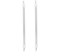 ERINGOGO Tube Chauffant Électrique de Remplacement en Quartz Céramique Blanc 2pcs pour Chauffage de Terrasse Chauffage Uniforme et Compatibilité Optimale