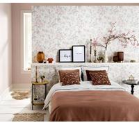 Erismann 10250-05 Charisma Papier peint floral rose Papier peint