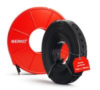 ERKO Bande Perforée Montage Galvanisée 19mm x 10m, Fixation Câbles Tuyaux