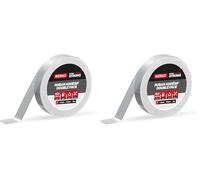 ERKO Ruban adhésif double face, extra fort NANO Multifonctionnel à la maison - 3m, Transparent, Lavable, Lavable, Sans trace, Antidérapant (Lot de 2)