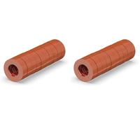 ERKO Ruban adhésif isolant électrique Brun 15mm x 10m 10 pièces PVC - Réparation de câbles électriques - Très flexible avec une forte adhérence - Résistant aux produits chimiques, chatertone