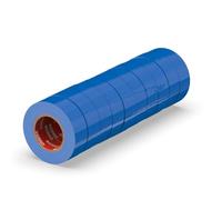 ERKO Ruban Isolant Électrique PVC 15mm x 10m, 10pcs, Bleu, Chatterton