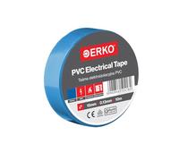 ERKO Ruban Isolant Électrique PVC 15mm x 10m, Bleu