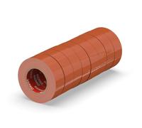 ERKO Ruban Isolant Électrique PVC 19mm x 20m, 8pcs, Marron, Chatterton
