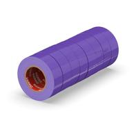 ERKO Ruban Isolant Électrique PVC 19mm x 20m, 8pcs, Violet, Chatterton