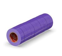 ERKO Ruban Isolant Noir PVC 15mm x 10m, 10pcs, Chatterton, Câblage 6kV