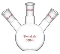 Erlenmeyer à col plat, en verre borosilicaté, col 24/40, capacité 500 ml