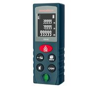 Ermenrich Reel Plus GK40 Télémètre Laser 40M, Portable avec Niveau À Bulle, Outil de Mesure pour Distance, Surface, Volume, Mode Pythagore, Changement D’Unités, Écran LCD avec Mémoire