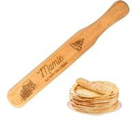 ERNESTINE - Spatule à crêpe en bois Mamie - Idée cadeau Mamie et papi - Accessoire pâtisserie crêpes et gâteaux - spatules cuisine crêpes - outil cuisine - accessoires crêpière - ustensiles crêpe