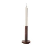 ERNST Bougeoir en bois Ernst 15 cm Marron foncé