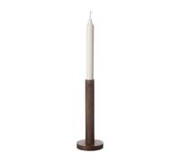 ERNST Bougeoir en bois Ernst 20 cm Marron foncé