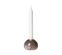 ERNST Bougeoir en verre Ernst Ø7.5 cm Marron