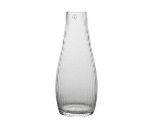 ERNST Carafe Ernst en verre strié Transparent. Ø8x19 cm