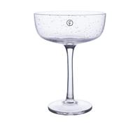 ERNST Coupe à champagne Ernst en verre bullé 20 cl lot de 2 Clair