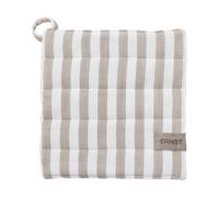 ERNST Manique Ernst rayures larges 23x25 cm Rayé beige-blanc