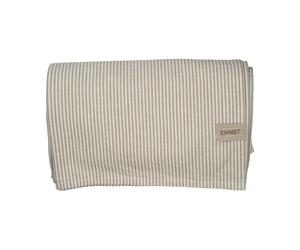 ERNST Nappe Ernst à fines rayures 145x300 cm Beige-blanc