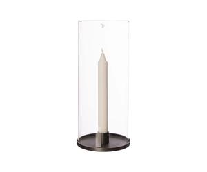 ERNST Photophore pour bougies chandelier 28 cm Aluminium noir