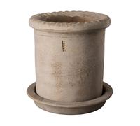 ERNST Pot en terre cuite Ernst avec soucoupe Ø16x16 cm