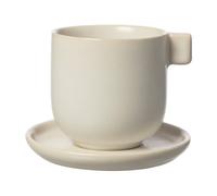 ERNST Tasse à café avec soucoupe Ernst 8.5 cm Blanc sable