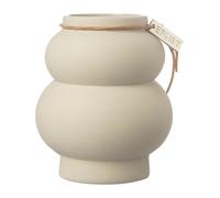 ERNST Vase en grès courbé Ernst 21.5 cm Beige