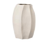 ERNST Vase en grès Ernst Ø15x23 cm Blanc naturel