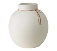 ERNST Vase en grès Ernst blanc 22 cm