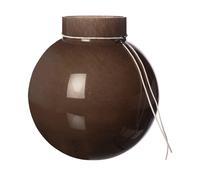 ERNST Vase en verre Ernst rond brun H25 cm Ø24 cm