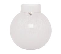 ERNST Vase en verre Ernst rond et blanc H22 cm Ø21 cm
