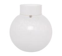 ERNST Vase en verre Ernst rond et blanc H25 cm Ø24 cm