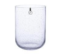ERNST Vase Ernst en verre bullé 18 cm Clair