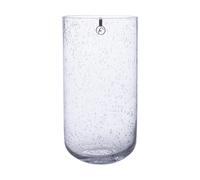 ERNST Vase Ernst en verre bullé 25 cm Clair