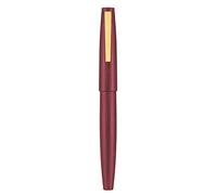 erofa Jinhao 80 Stylo plume en fibre brossée à pointe fine avec convertisseur et petite trousse à stylos (clip doré)