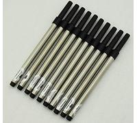 erofa Jinhao Lot de 10 recharges d'encre pour stylo roller à vis 0,7 mm Noir