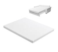 EROSS CONFORT Matelas pour canapé lit 160 x 190 cm, système Italien, Fermeté Moyenne supérieure, Traitement Anti-bactéries. Déhoussable et Lavable. Canapé Non Inclus.