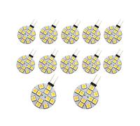 Erpmlyo Ampoules LED G4 Puck Light Utilisation Large Pour RV Bateau | Base G4 double broche standard, compatible AC 12V et DC 12V, idéal pour camping-cars, bateaux et éclairage encastré.