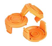 Erpmlyo Couverture de bobine Matériau ABS Pratique Orange | Ensemble de 3 capuchons en ABS et nylon, couleur orange; installation sans outils et protection du filament.