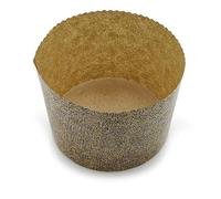 Erre4M Moule à Panettone haut en papier marron disponible en 4 tailles, lot de 10 pièces (750 gr)