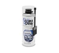 ErrecHome Clima Spray PRO, Nettoyant pour climatiseur avec brosse de distribution spéciale à poils durs pour une utilisation directe sur les échangeurs de chaleur, gants jetables inclus, 400 mL