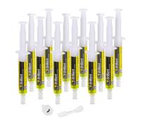 ERRECOM Brilliant - 12 x 7,5 ML, Traceur Fluorescent UV pour localiser Fuites de Gaz Réfrigérant dans Les Systèmes de Climatisation et Réfrigération, Contient Adaptateur 1/4 SAE