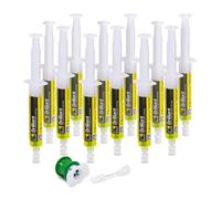 ERRECOM Brilliant - 12 x 7,5 ML, Traceur Fluorescent UV pour localiser Fuites de Gaz Réfrigérant dans Les Systèmes de Climatisation Voiture, Contient Adaptateur pour gaz réfrigérant R1234yf
