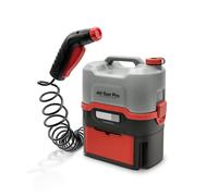 Errecom JET GUN PRO+, Nettoyeur Haute Pression Portable à Batterie avec Compartiment pour Accessoires, Réservoir d’Eau de 8 L, Tuyau Spiralé 3 m, Poids 2,9 kg