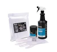Errecom Kit nettoyage climatisation, contient Clima-Net 1L détergent unité intérieure et filtres, housse de protection Wally, A/C Tabs 40 tablettes pour climatiseur à action prolongée, gants inclus