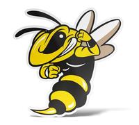 erreinge Bee Sticker Vespa en Forme PVC pour Autocollant Peint Auto Moto Casque Camper pour Ordinateur Portable - 20 cm